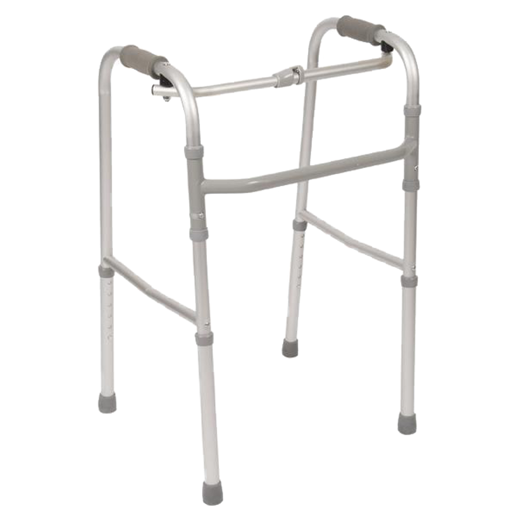 PCP Single Button Folding Walker - Rollators & Walkers/Walkers - PCP