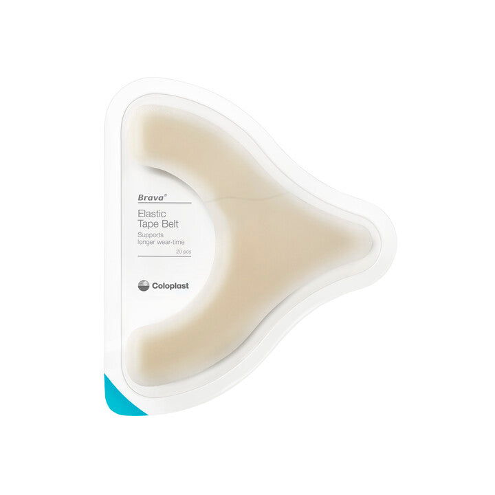 Coloplast Brava Elastic Barrier Strip, Wish Bone Shape - (12072), 20 Count - Ostomy/Adhesives & Support - Coloplast