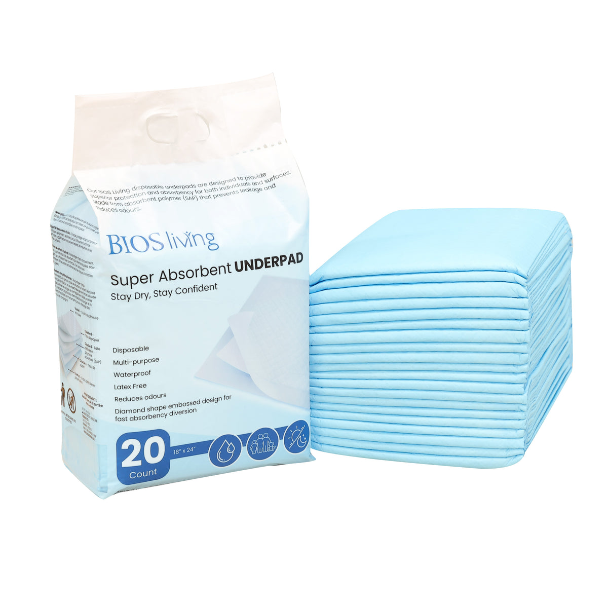 BIOS Living Disposable Underpads