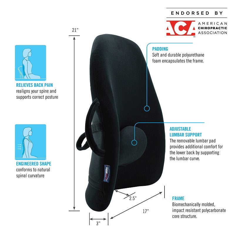ObusForme Lowback Backrest - Braces & Supports/Back Braces & Supports - ObusForme