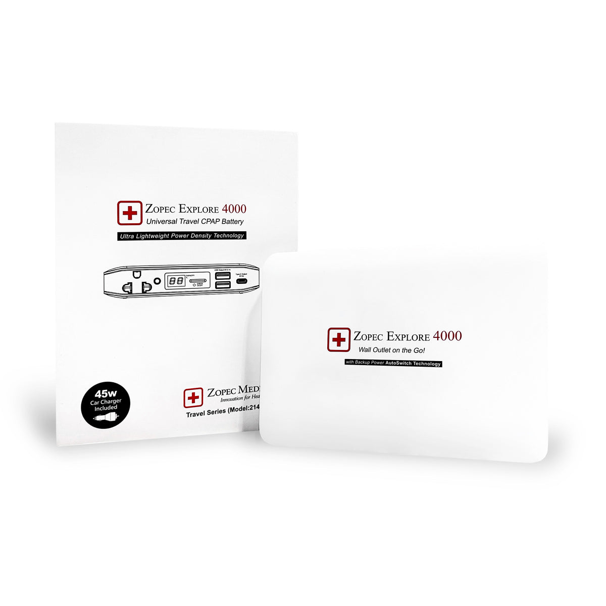 Zopec Medical CPAP Travel Battery - Zopec Explore 4000 - CPAP/CPAP Accessories - Zopec Medical