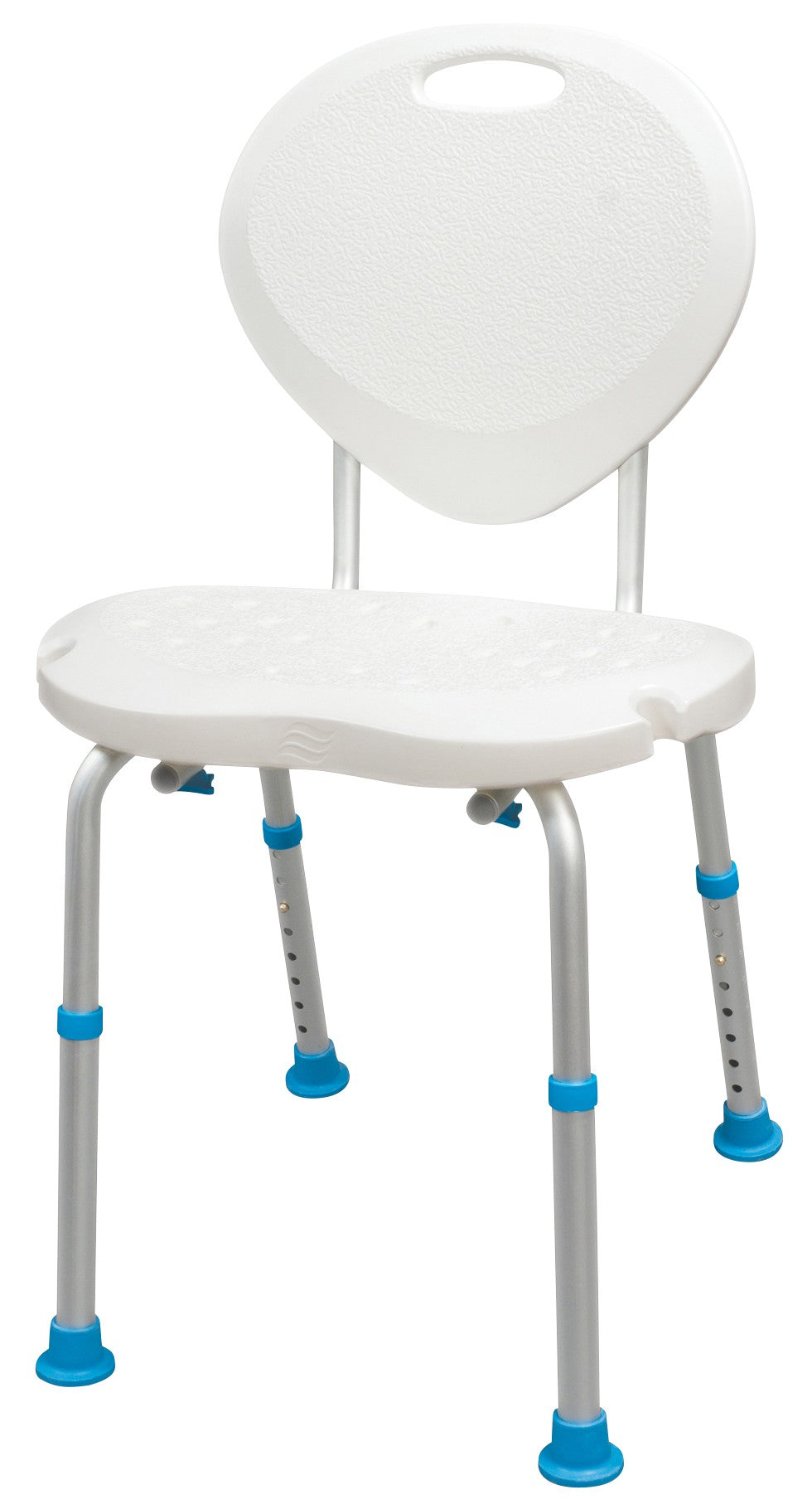 AquaSense Adjustable Bath and Shower Chair with Non - Slip Comfort Seat and Backrest - Home/Bathroom Chairs - AquaSense