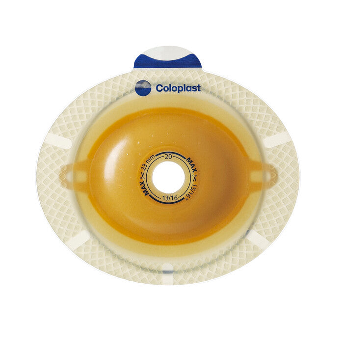 Coloplast Sensura Flex Convex Light Skin Barrier, Flange Size 1 3/8In (35Mm) Pre - Cut 7/8In (21Mm) - (Item No.11312), 5 Count - Ostomy/Flanges - Coloplast