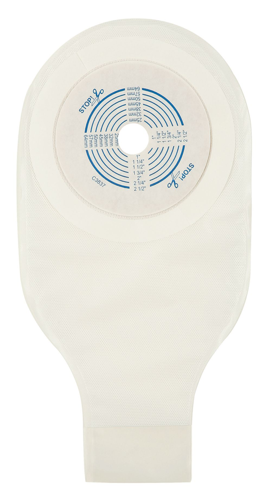 Convatec Activelife Flexible Stomahesive 1 - Piece Drainable PouchTransparentCut - To - Fit12In Length - Item No.125330, 20 Count - Ostomy/Pouches - Convatec