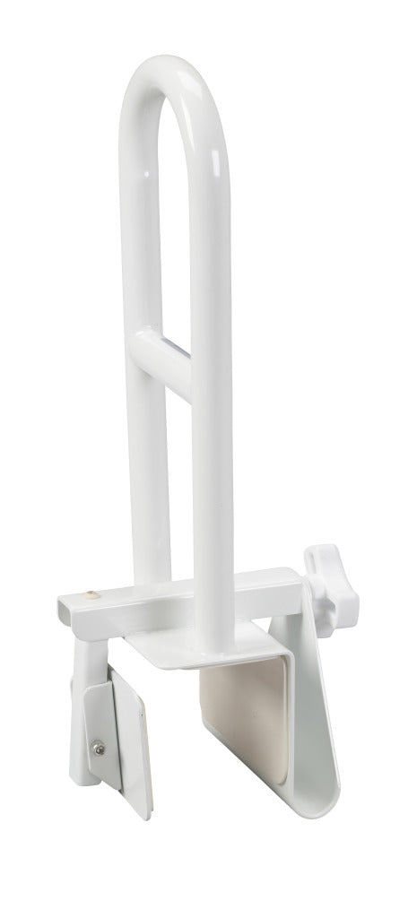 Drive Medical Clamp - On Tub Rail - Non - Adjustable Height - Home/Bathroom Safety - Drive Medical