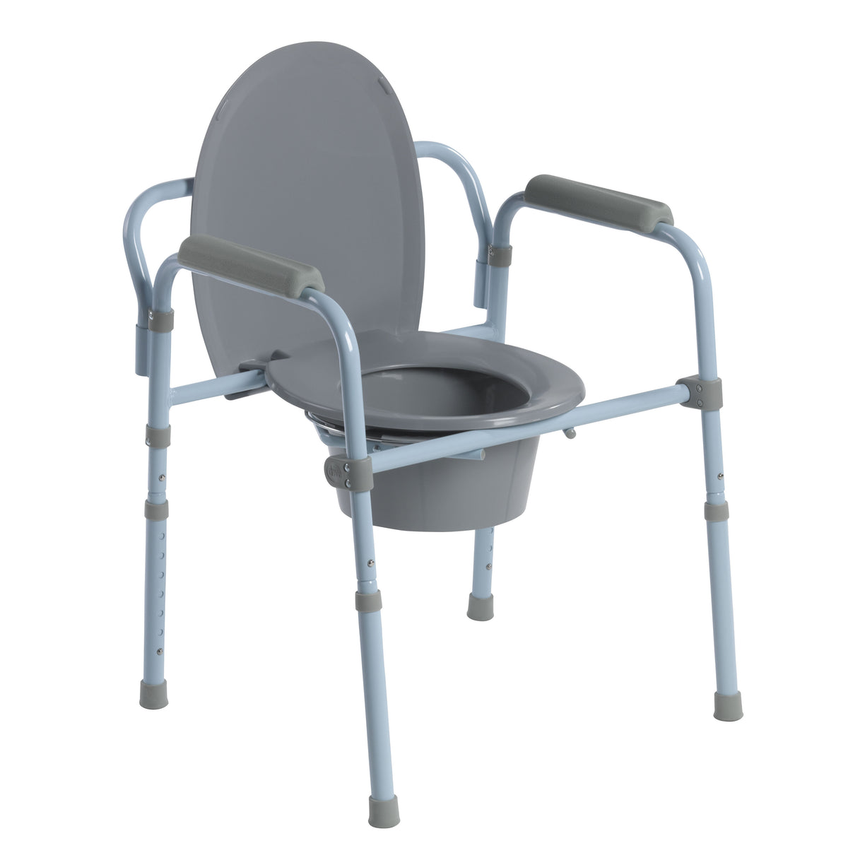 Drive Medical Steel Folding Frame Commode - Home/Commodes - Drive Medical