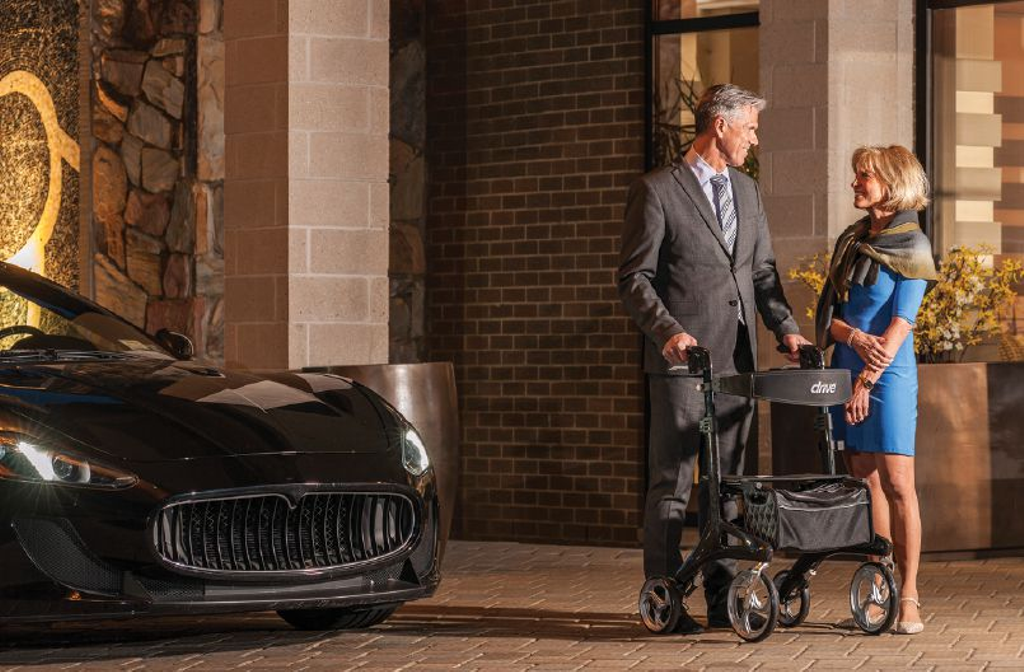 Drive Medical Nitro Elite Carbon Fiber Rollator - Rollators & Walkers/Rollators - Drive Medical