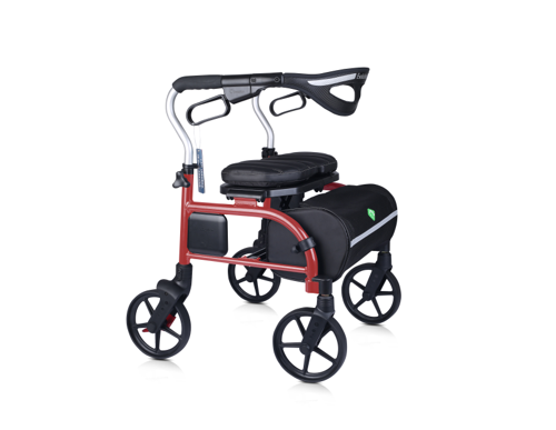 Evolution Trillium Rollator, Shiraz Red, Regular - Rollators & Walkers/Rollators - Evolution